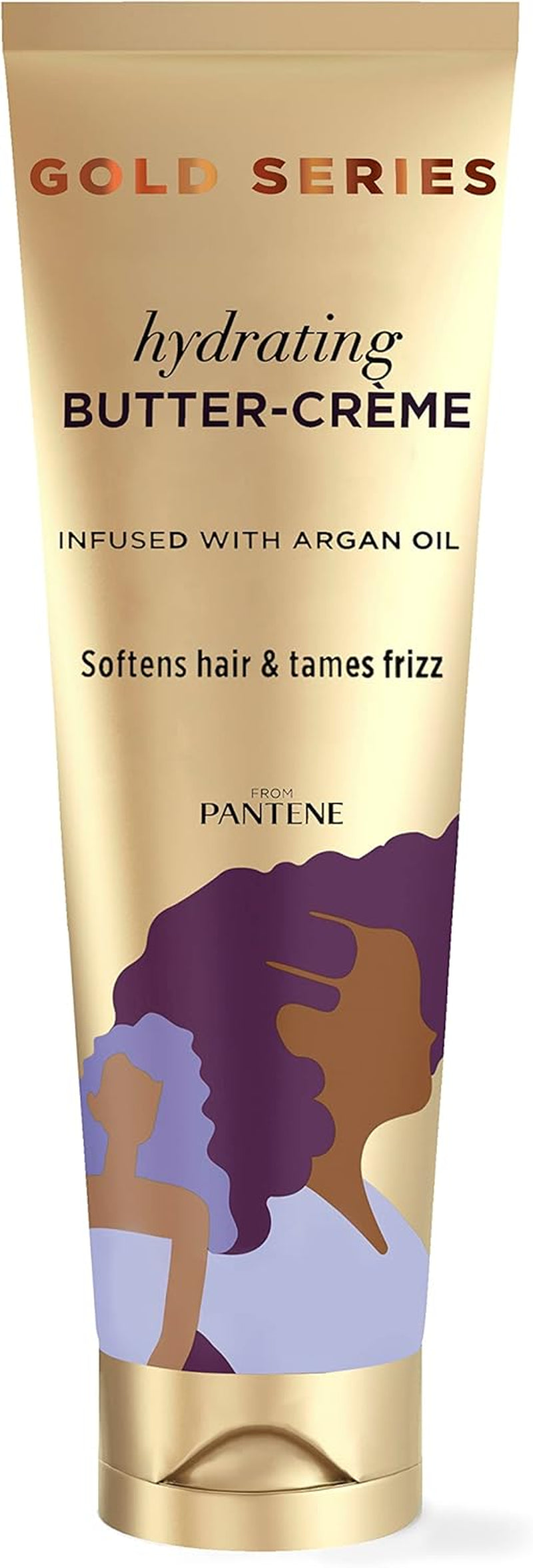 Pro-V Gold Series Hydrating Butter Crème with Argan Oil — Leave-In Conditioner for Thick & Coarse Hair (193g)