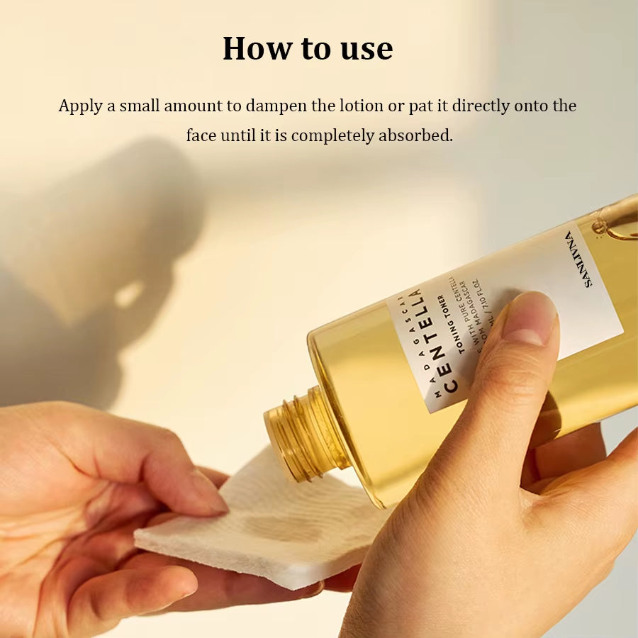 Centella Toning Toner – 84% Centella Asiatica & Niacinamide for Gentle, Hydrating Exfoliation