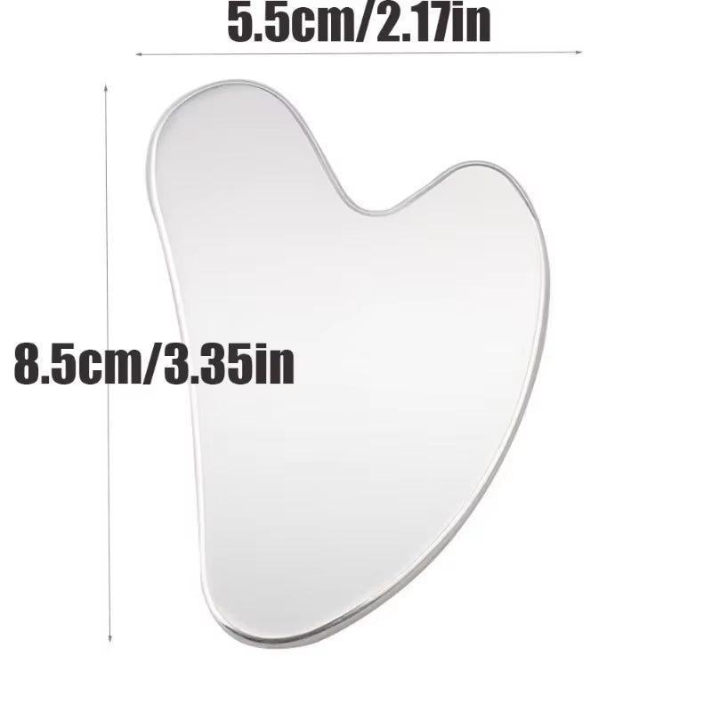 Stainless Steel Gua Sha – Professional Facial & Body Sculpting Massage Tool